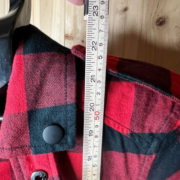 HUDSON Cynic Moto Jacket Plaid Womens Small NWT Red Black Fall Grunge Rock Punk - Picture 13 of 14